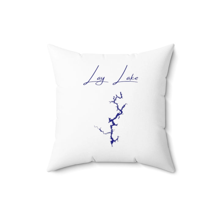 Alabama  Lay  Lake  Pillow  front  position  view  from  back  16  x  16.webp
