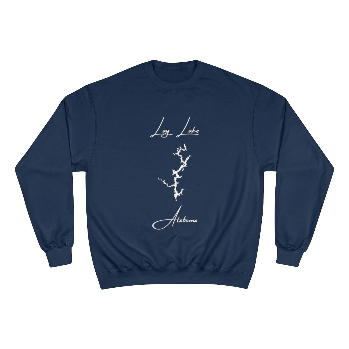 Alabama  Lay  Lake  Sweatshirt  front  position  view  from  front  navy.webp