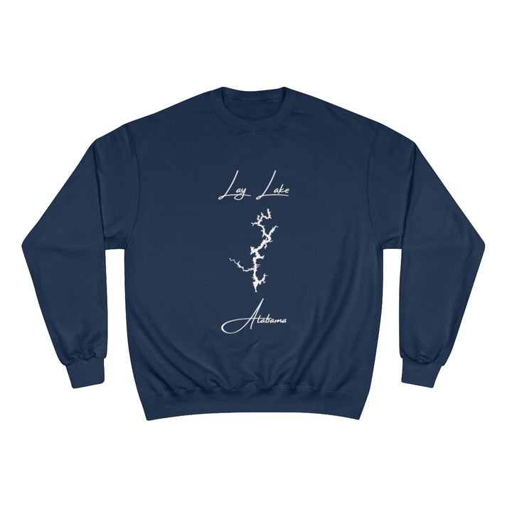 Alabama  Lay  Lake  Sweatshirt  front  position  view  from  front  navy.webp