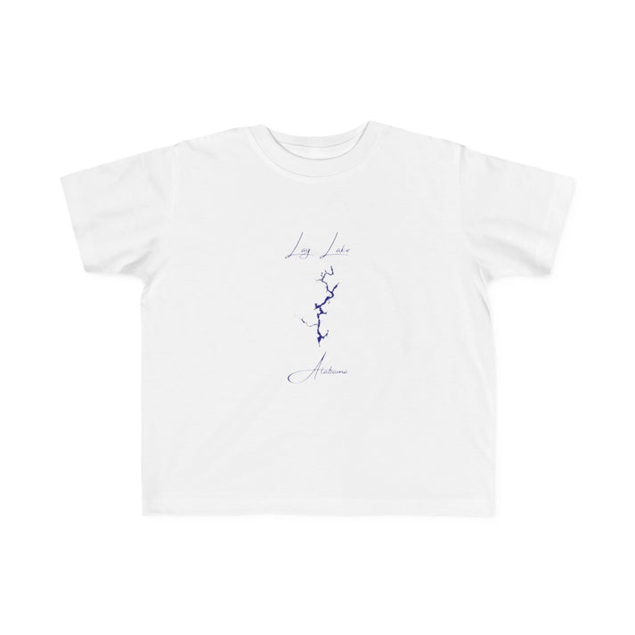 Alabama  Lay  Lake  Toddler  T-shirt  front  position  view  from  front  white.webp
