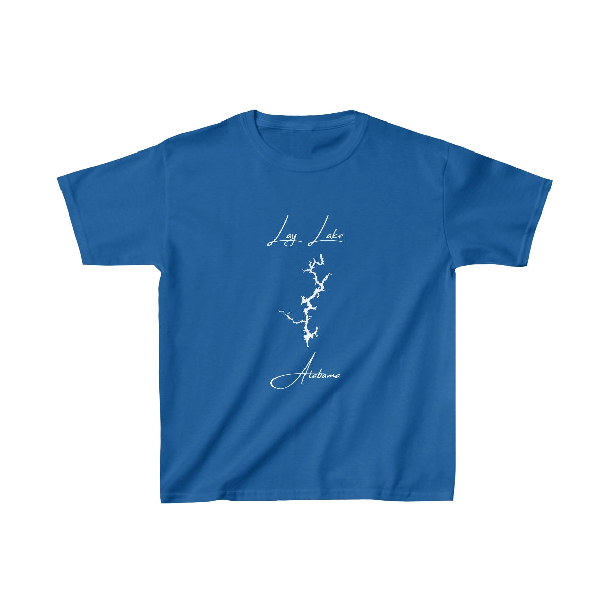 Alabama  Lay  Lake  Youth  T-shirt  front  position  view  from  front  royal.webp