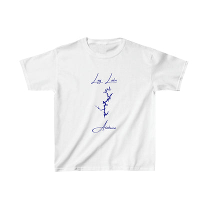 Alabama  Lay  Lake  Youth  T-shirt  front  position  view  from  front  white.webp