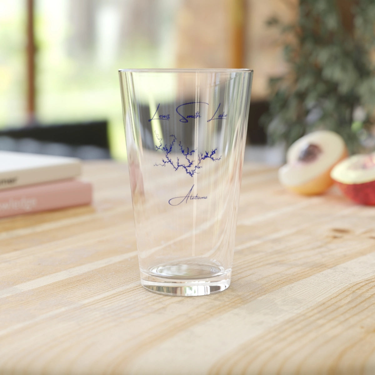 Alabama  Lewis  Smith  Lake  16oz  Pint  Glass  front  position  view  from  context-2  16oz.webp