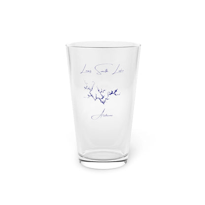 Alabama  Lewis  Smith  Lake  16oz  Pint  Glass  front  position  view  from  front  16oz.webp