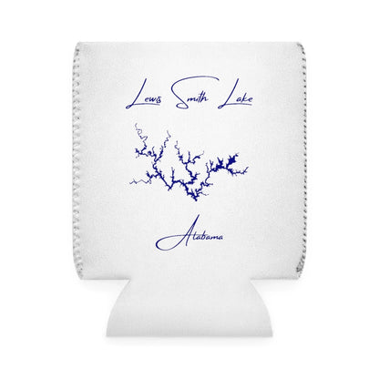 Alabama  Lewis  Smith  Lake  Can  Koozie  front  position  view  from  front-1  white.webp