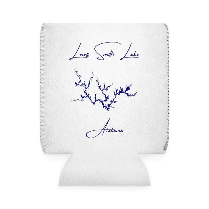 Alabama  Lewis  Smith  Lake  Can  Koozie  front  position  view  from  front-1  white.webp