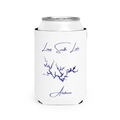 Alabama  Lewis  Smith  Lake  Can  Koozie  front  position  view  from  front-2  white.webp