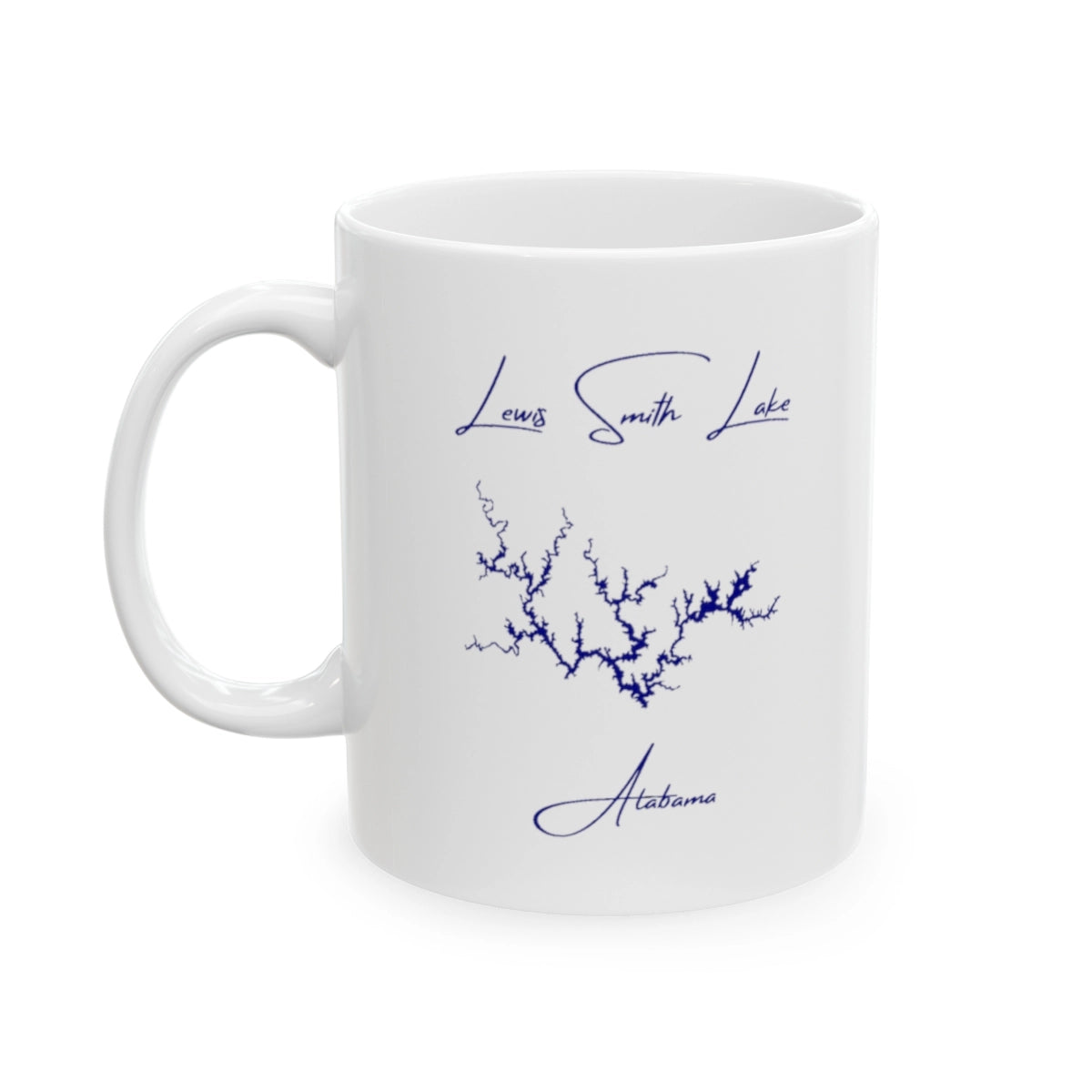 Alabama  Lewis  Smith  Lake  Ceramic  Mug  other  position  view  from  left  11oz.webp