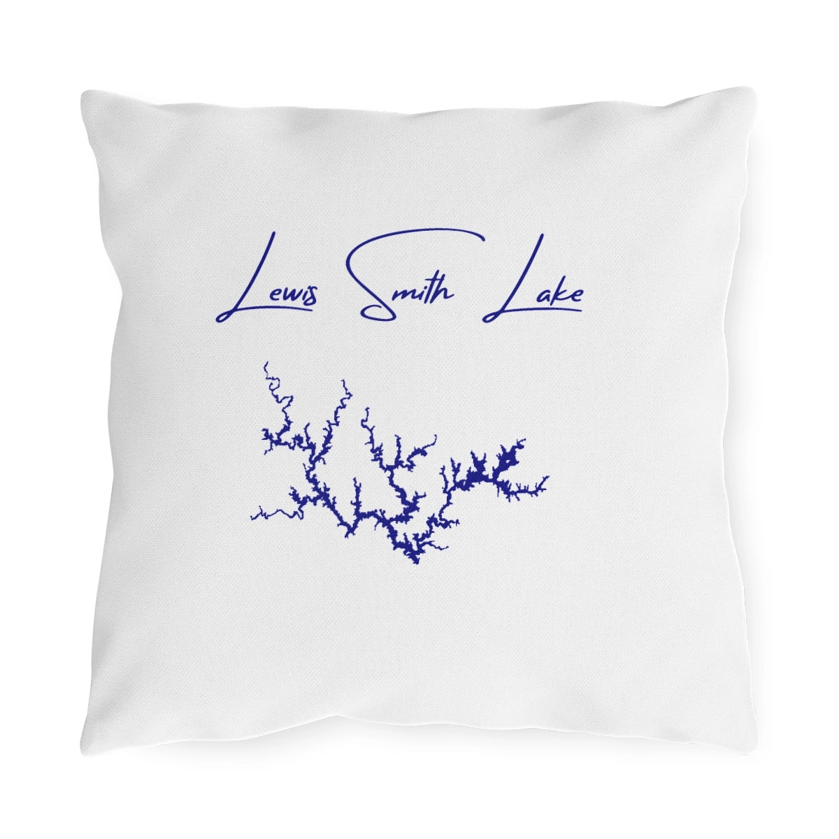 Alabama  Lewis  Smith  Lake  Outdoor  Pillow  front  position  view  from  front  16  x  16.webp