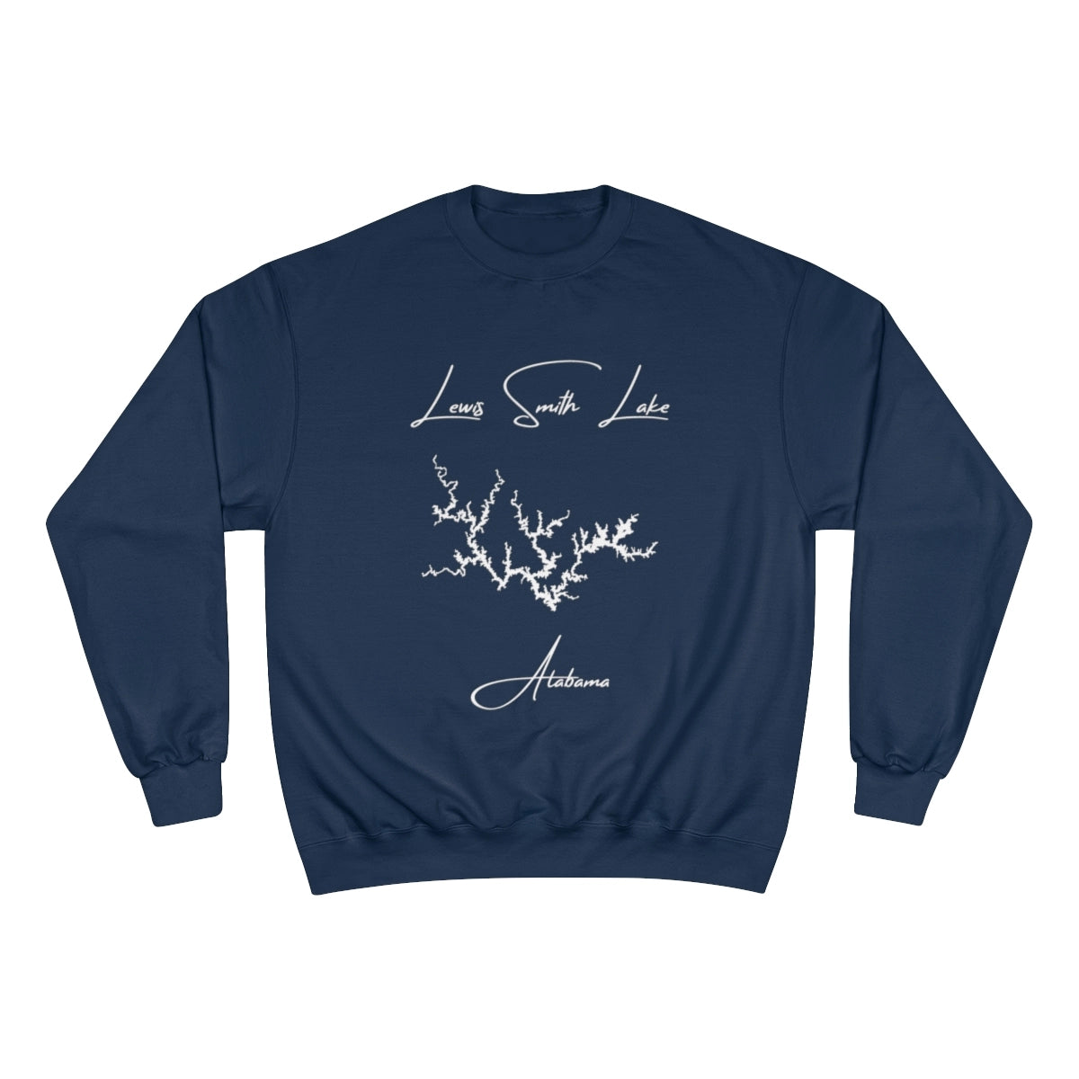 Alabama  Lewis  Smith  Lake  Sweatshirt  front  position  view  from  front  navy.webp