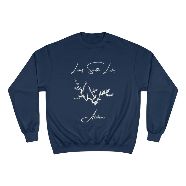 Alabama  Lewis  Smith  Lake  Sweatshirt  front  position  view  from  front  navy.webp