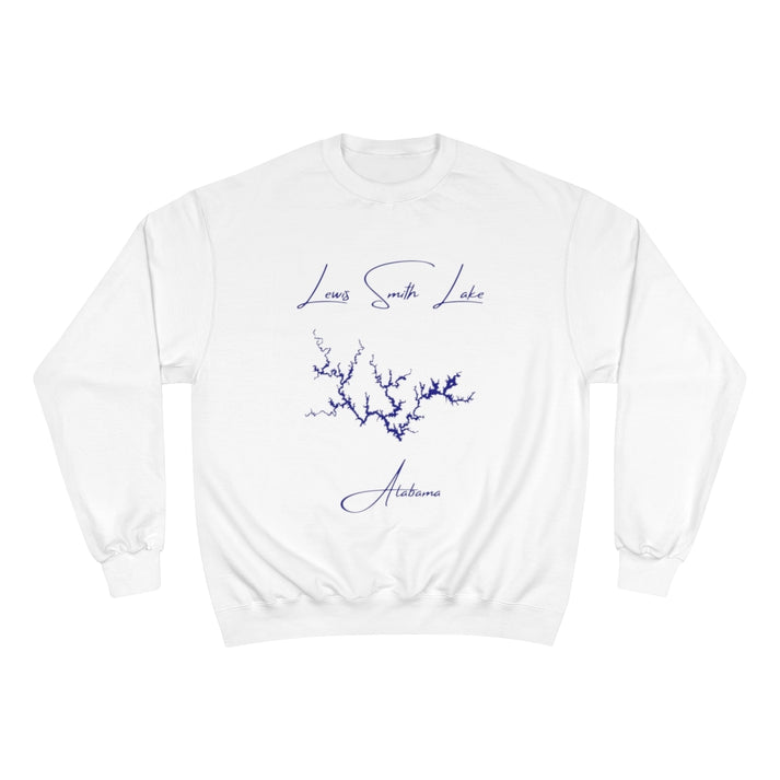 Alabama  Lewis  Smith  Lake  Sweatshirt  front  position  view  from  front  white.webp