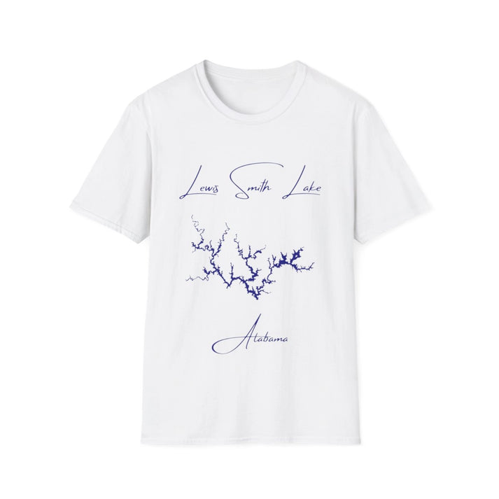 Alabama  Lewis  Smith  Lake  T-shirt  front  position  view  from  front  white.webp