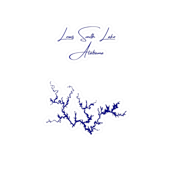 Alabama  Lewis  Smith  Lake  Vinyl  Decal  other  position  view  from  front  4  x  6.webp
