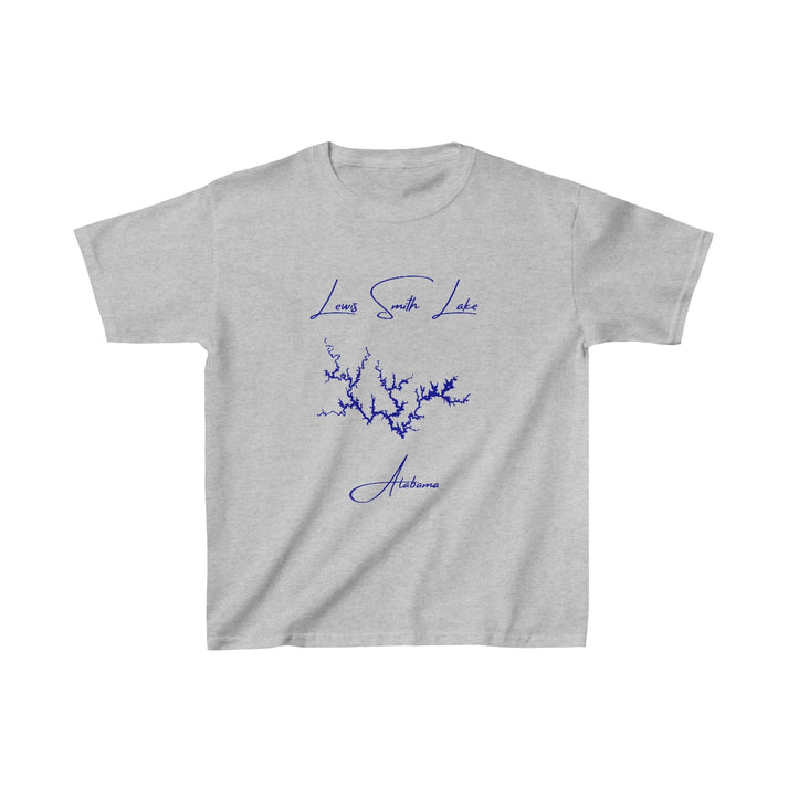 Alabama  Lewis  Smith  Lake  Youth  T-shirt  front  position  view  from  front  sport  grey.webp