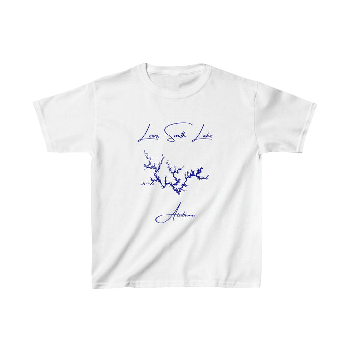 Alabama  Lewis  Smith  Lake  Youth  T-shirt  front  position  view  from  front  white.webp