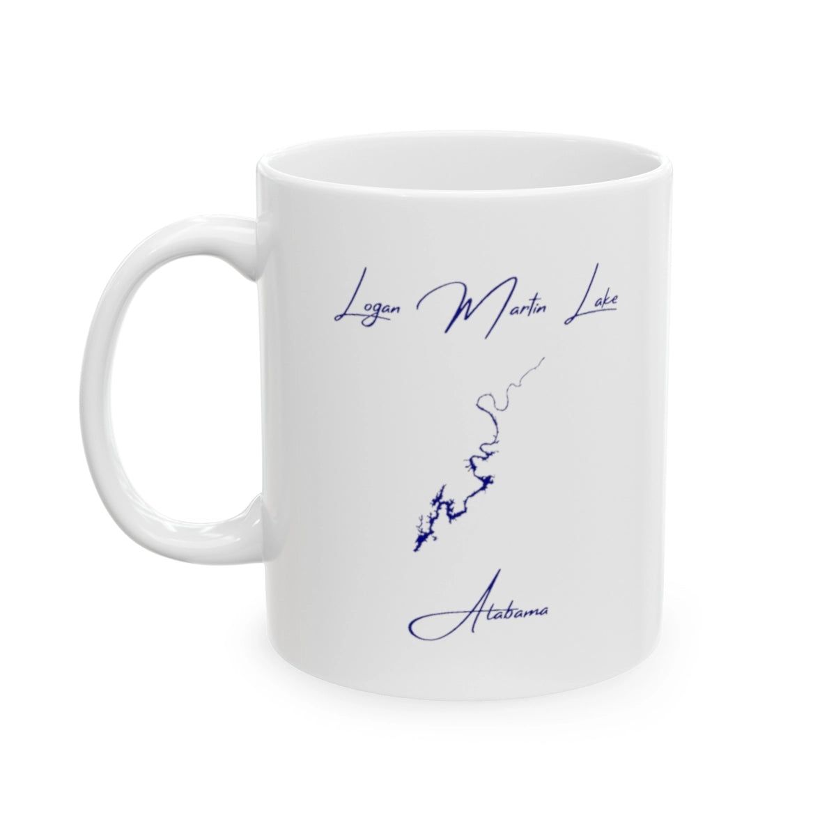 Alabama  Logan  Martin  Lake  Ceramic  Mug  other  position  view  from  left  11oz.webp