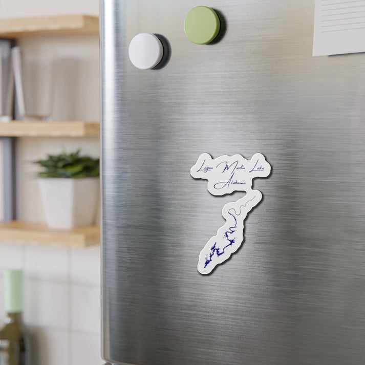 Alabama  Logan  Martin  Lake  Die  Cut  Magnet  front  position  view  from  context-2  4  x  4.webp