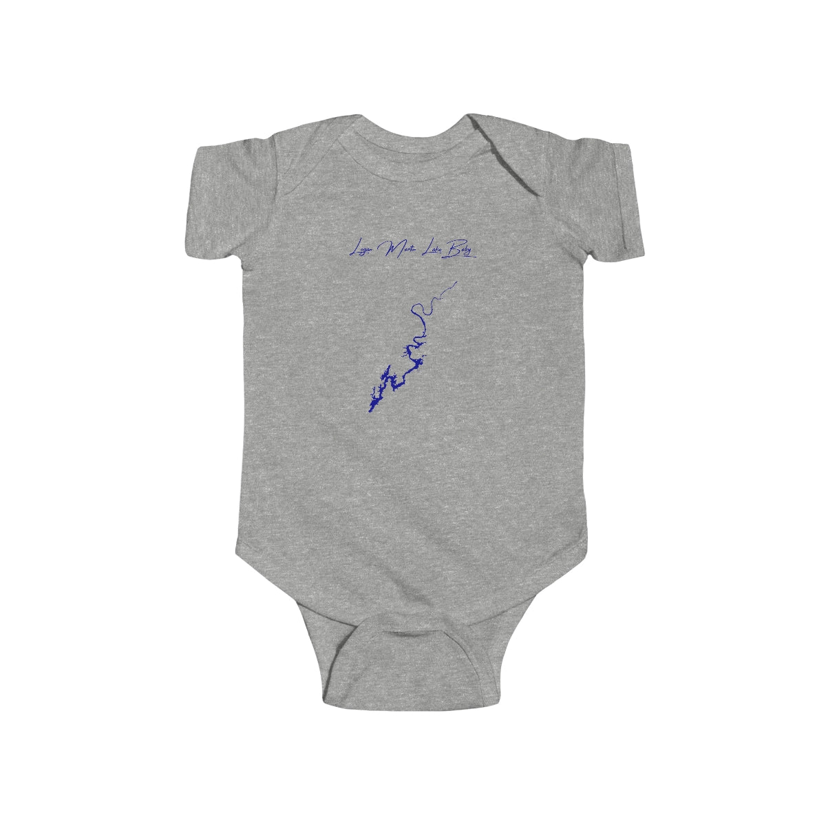 Alabama  Logan  Martin  Lake  Onesie  front  position  view  from  front  heather.webp
