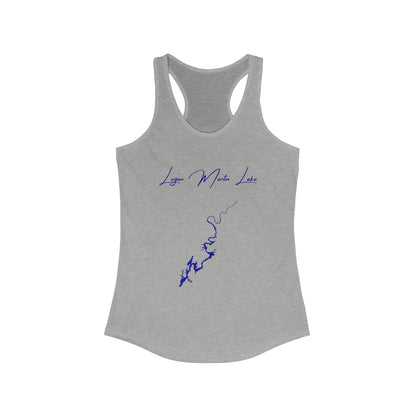 Alabama  Logan  Martin  Lake  Racerback-Tank  front  position  view  from  front  heather  grey.webp