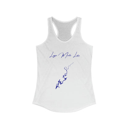 Alabama  Logan  Martin  Lake  Racerback-Tank  front  position  view  from  front  solid  white.webp