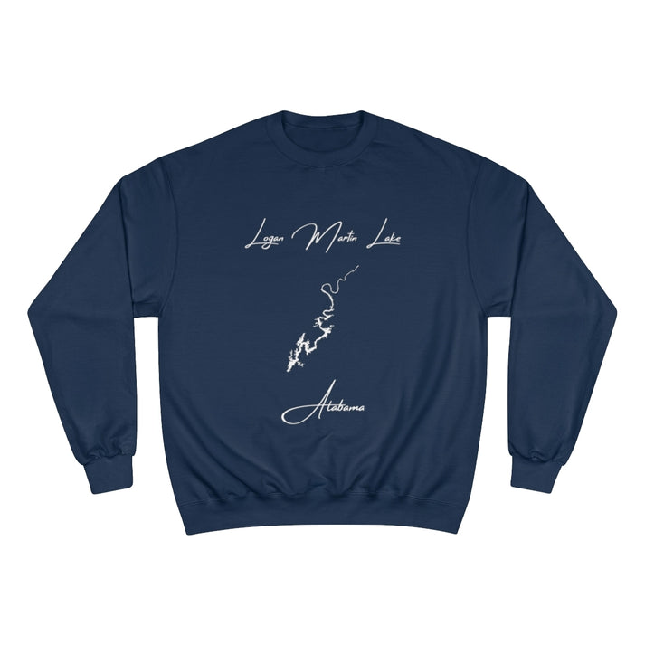 Alabama  Logan  Martin  Lake  Sweatshirt  front  position  view  from  front  navy.webp