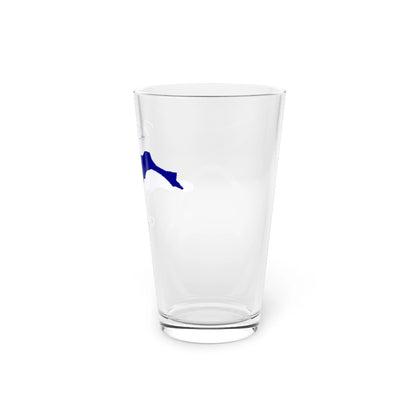 Alabama  Mitchell  Lake  16oz  Pint  Glass  front  position  view  from  right  16oz.webp