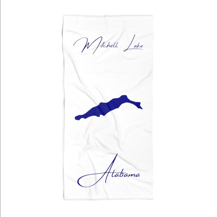 Alabama  Mitchell  Lake  Beach  Towel  front  position  view  from  front  36  x  72.webp