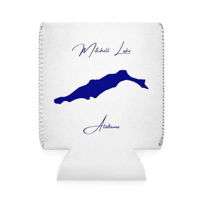 Alabama  Mitchell  Lake  Can  Koozie  front  position  view  from  front-1  white.webp