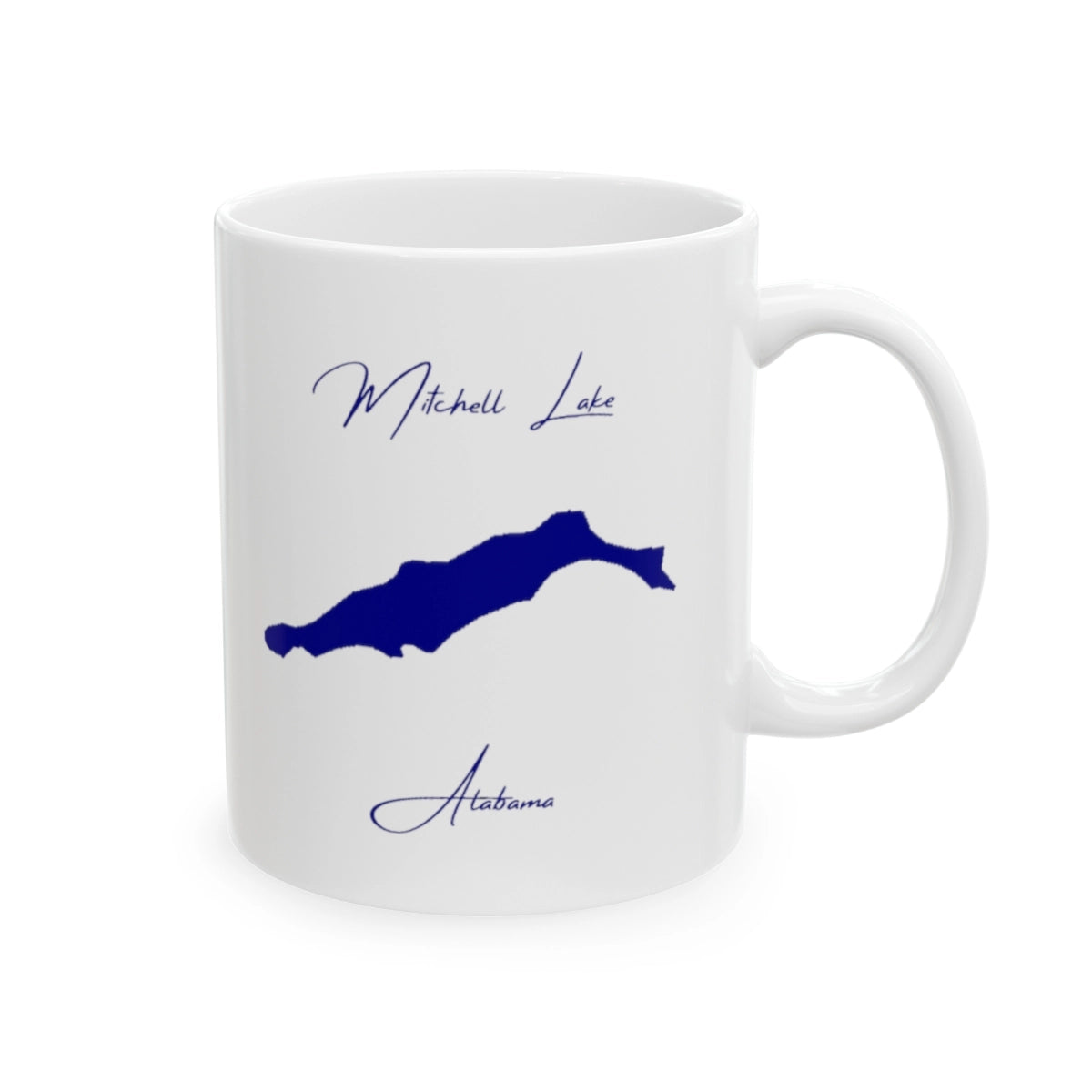 Alabama  Mitchell  Lake  Ceramic  Mug  other  position  view  from  right  11oz.webp