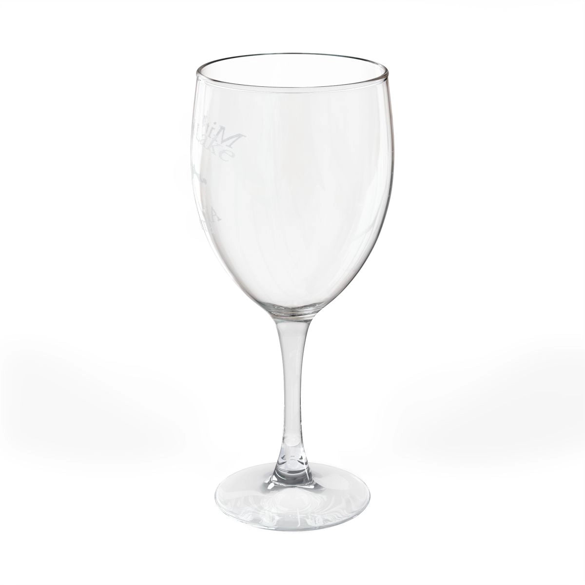 Alabama  Mitchell  Lake  Engraved  Wine  Glass  other  position  view  from  left  10.5oz.webp