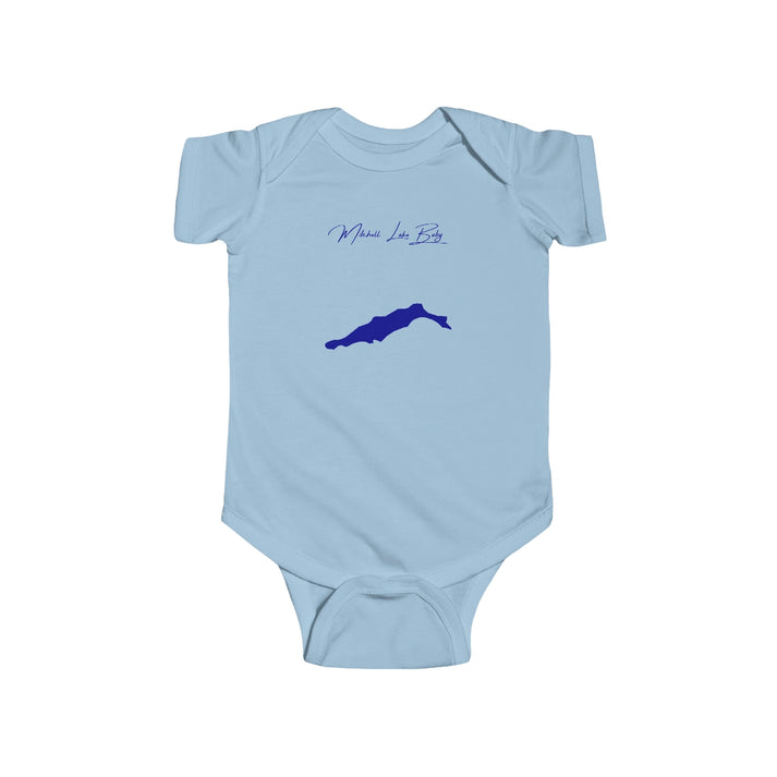 Alabama  Mitchell  Lake  Onesie  front  position  view  from  front  light  blue.webp