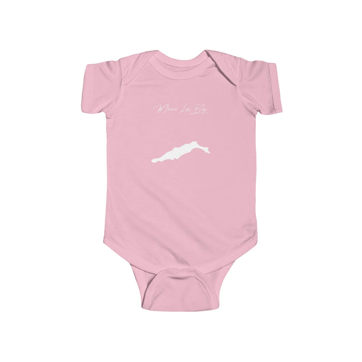 Alabama  Mitchell  Lake  Onesie  front  position  view  from  front  pink.webp