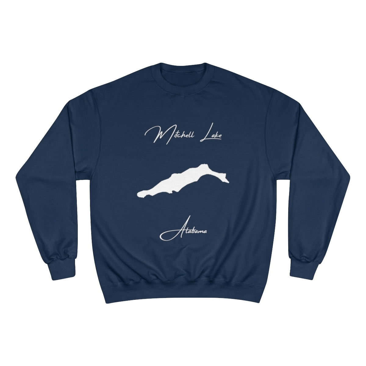 Alabama  Mitchell  Lake  Sweatshirt  front  position  view  from  front  navy.webp