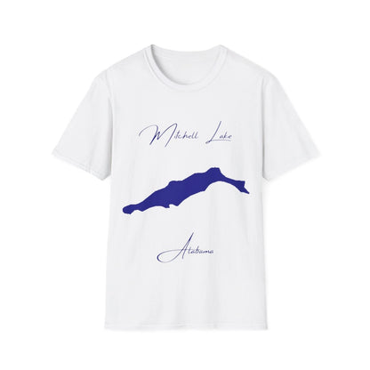Alabama  Mitchell  Lake  T-shirt  front  position  view  from  front  white.webp