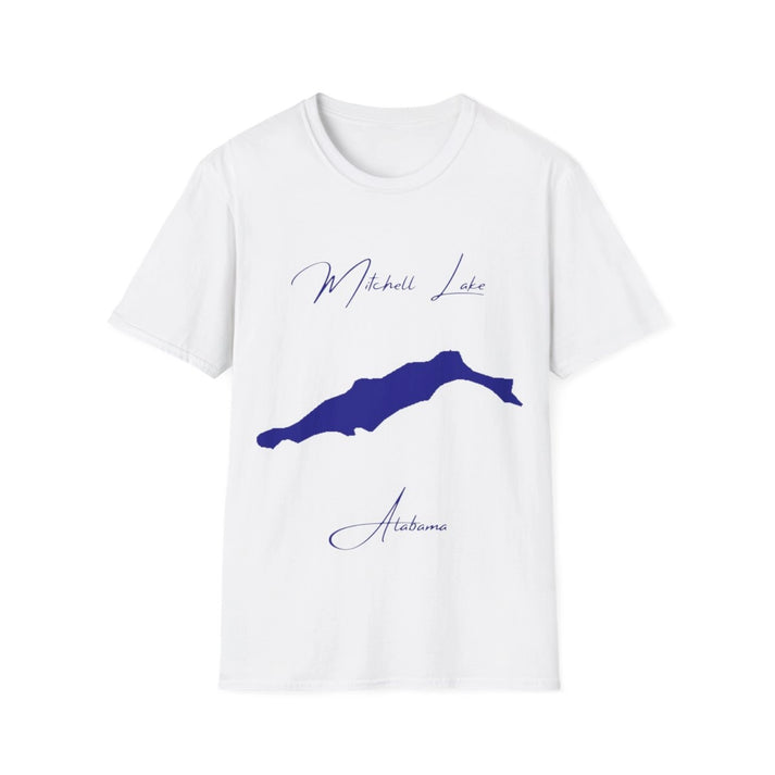 Alabama  Mitchell  Lake  T-shirt  front  position  view  from  front  white.webp