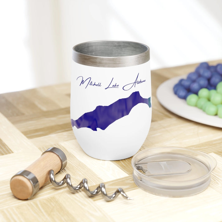 Alabama  Mitchell  Lake  Wine  Tumbler  other  position  view  from  context  white.webp