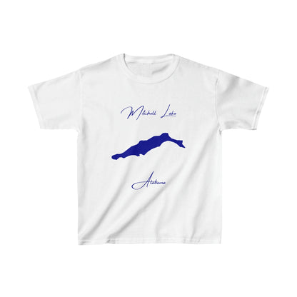 Alabama  Mitchell  Lake  Youth  T-shirt  front  position  view  from  front  white.webp