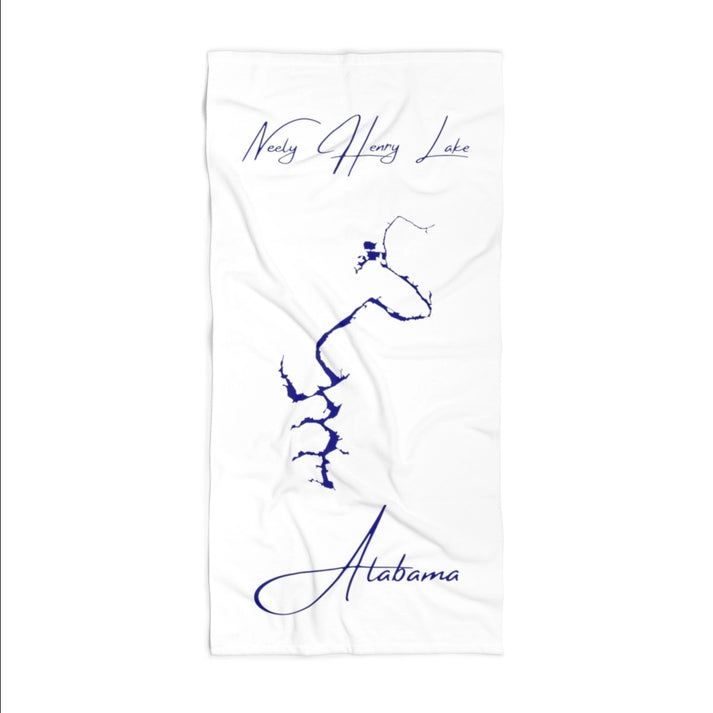 Alabama  Neely  Henry  Lake  Beach  Towel  front  position  view  from  front  36  x  72.webp