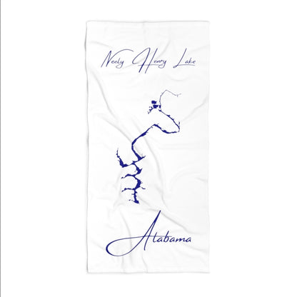Alabama  Neely  Henry  Lake  Beach  Towel  front  position  view  from  front  36  x  72.webp