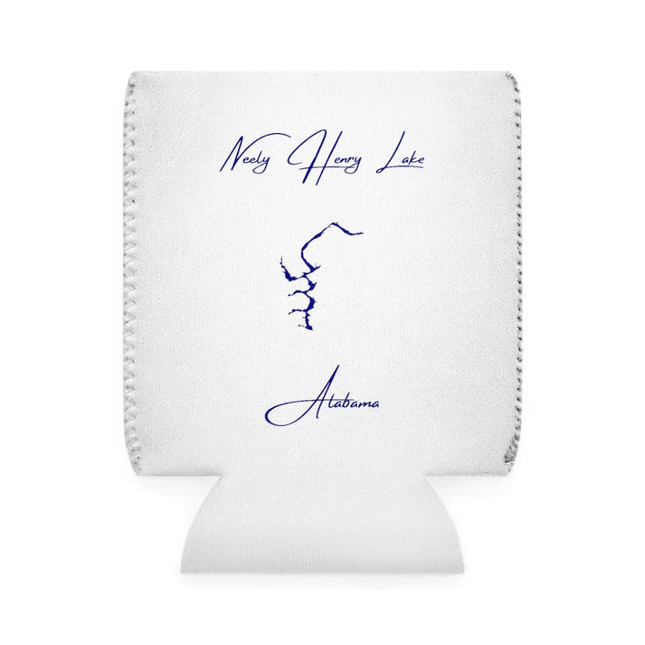Alabama  Neely  Henry  Lake  Can  Koozie  front  position  view  from  front-1  white.webp