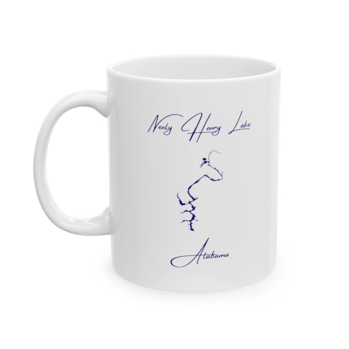 Alabama  Neely  Henry  Lake  Ceramic  Mug  other  position  view  from  left  11oz.webp