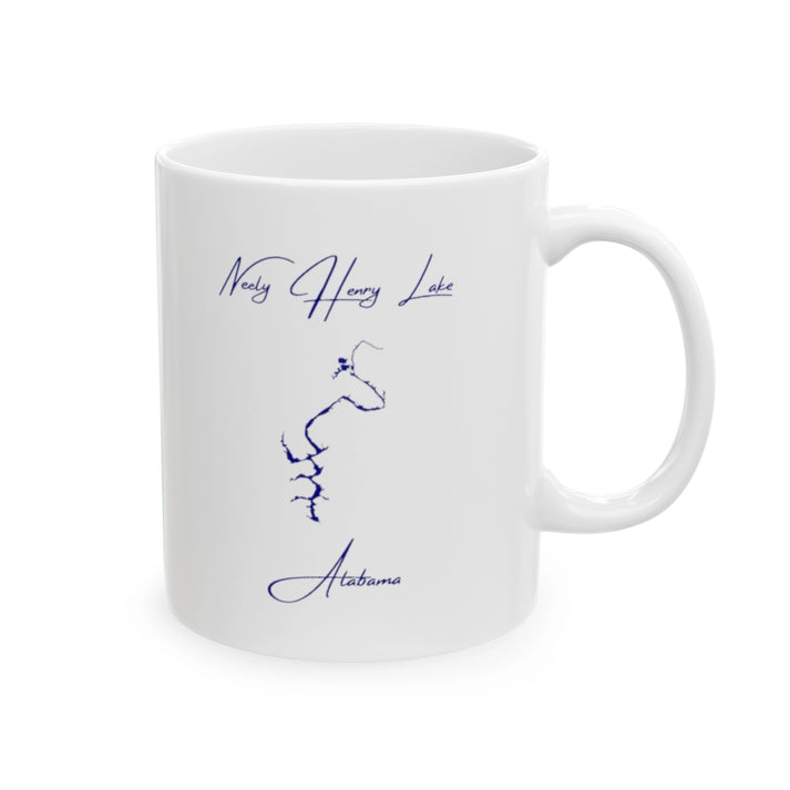 Alabama  Neely  Henry  Lake  Ceramic  Mug  other  position  view  from  right  11oz.webp