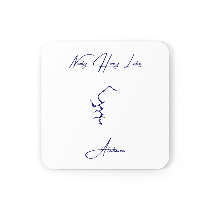 Alabama  Neely  Henry  Lake  Coaster  Set  front  position  view  from  front  3.75  x  3.75.webp