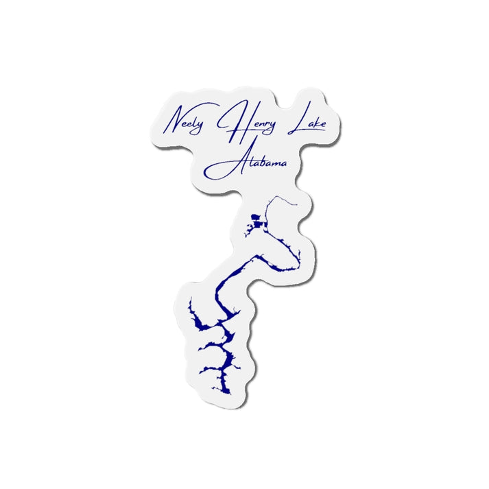 Alabama  Neely  Henry  Lake  Die  Cut  Magnet  front  position  view  from  front  4  x  4.webp