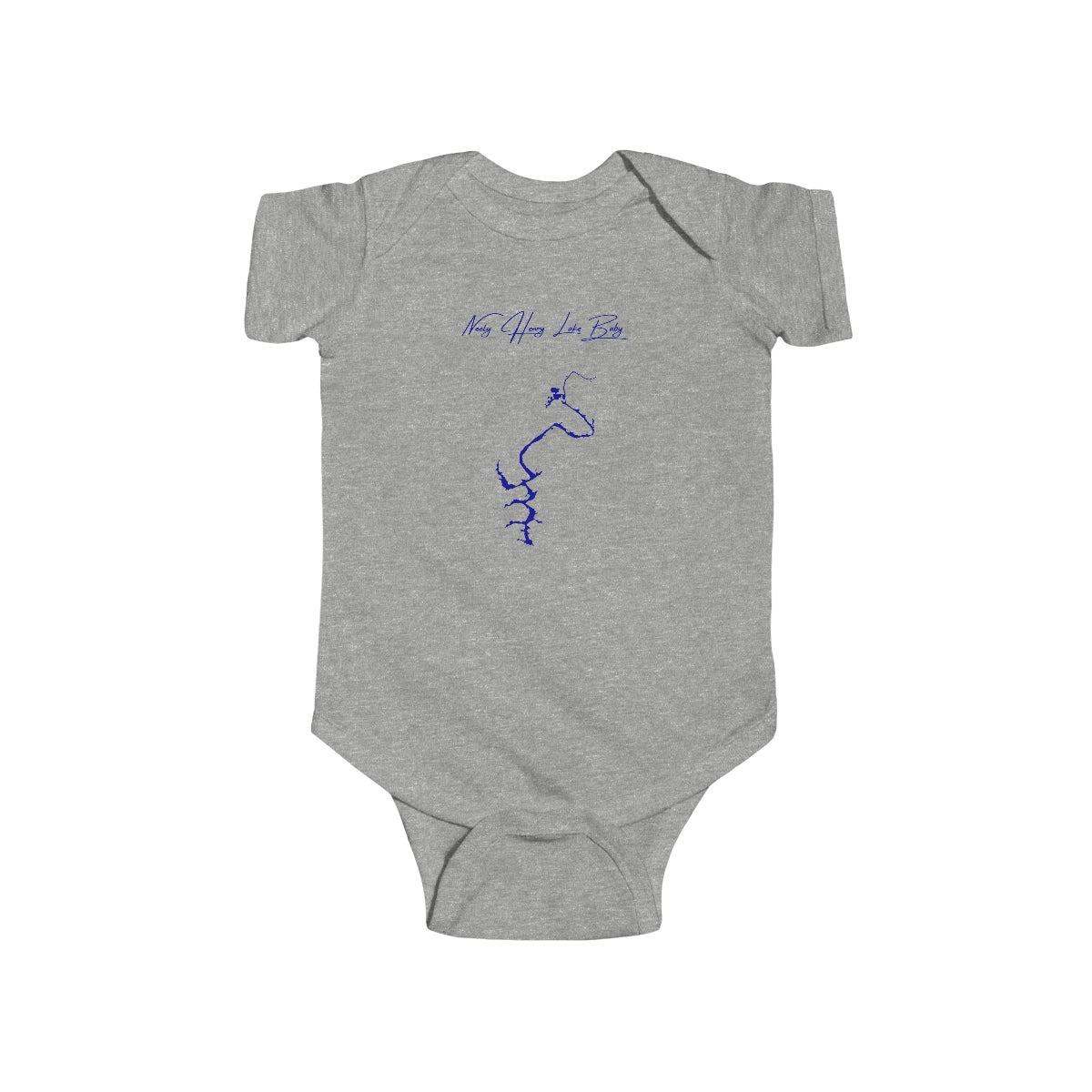 Alabama  Neely  Henry  Lake  Onesie  front  position  view  from  front  heather.webp