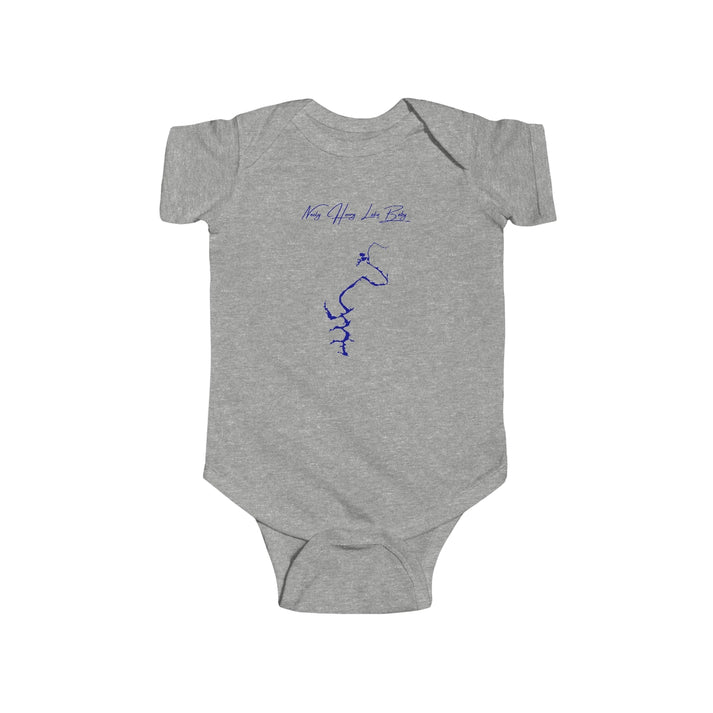 Alabama  Neely  Henry  Lake  Onesie  front  position  view  from  front  heather.webp