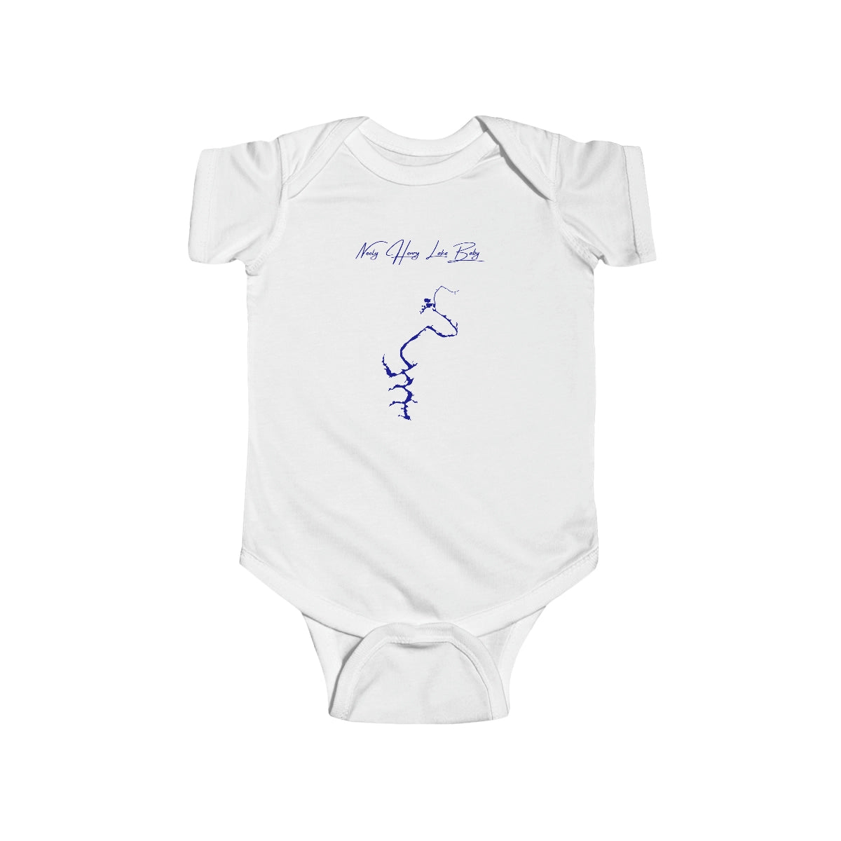 Alabama  Neely  Henry  Lake  Onesie  front  position  view  from  front  white.webp