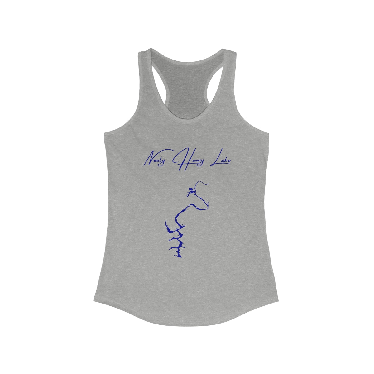Alabama  Neely  Henry  Lake  Racerback-Tank  front  position  view  from  front  heather  grey.webp