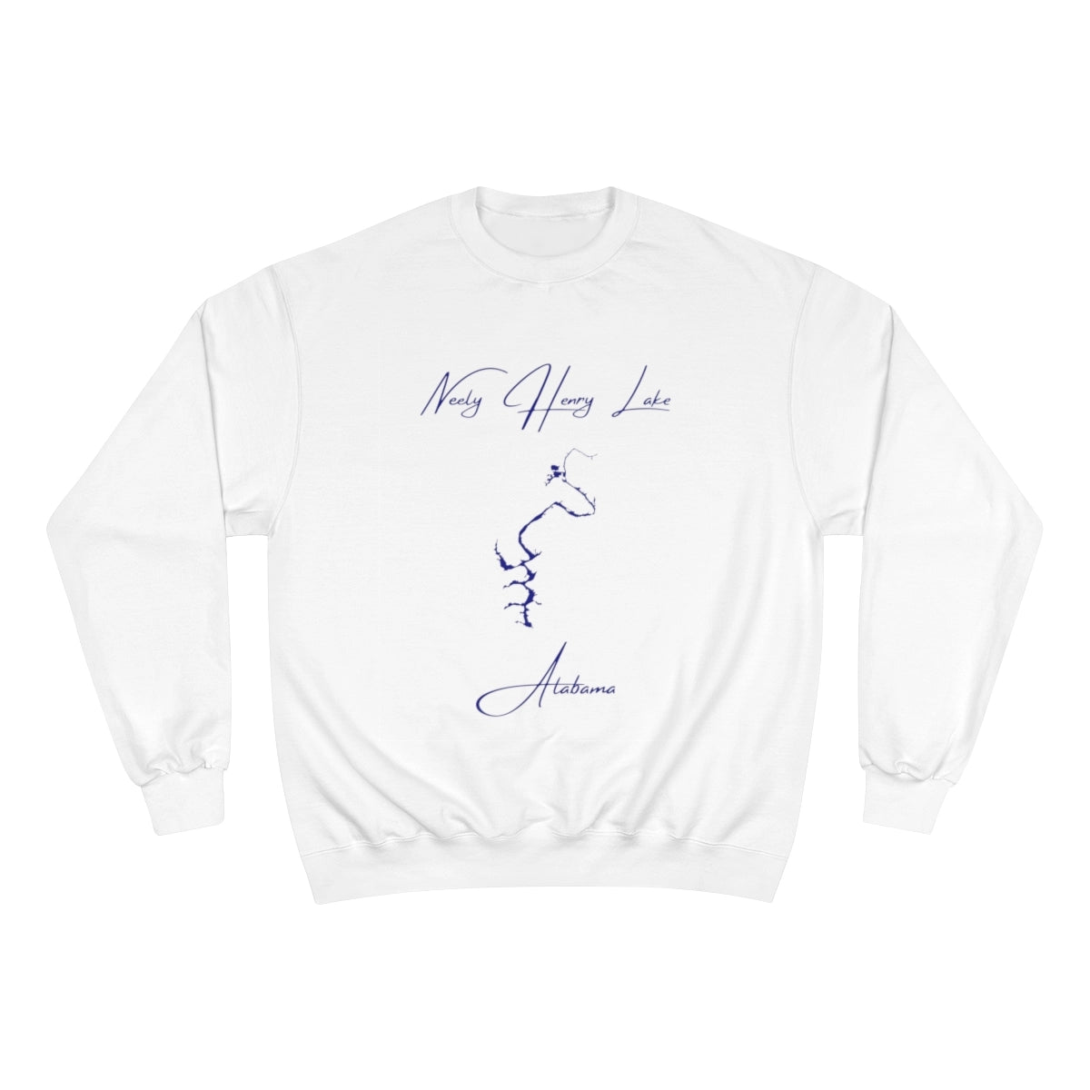 Alabama  Neely  Henry  Lake  Sweatshirt  front  position  view  from  front  white.webp